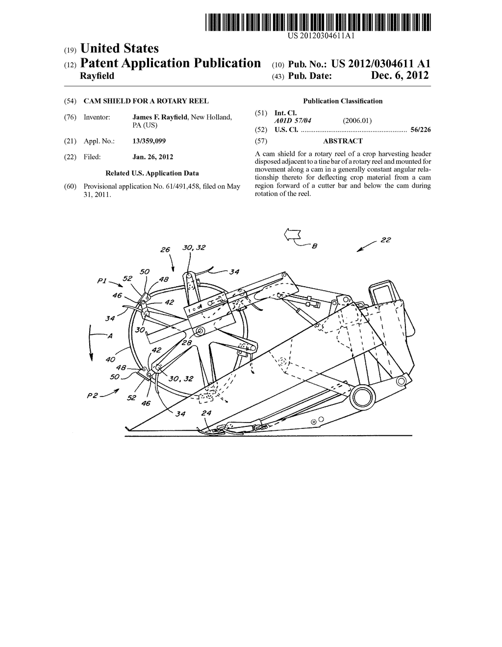 CAM SHIELD FOR A ROTARY REEL - diagram, schematic, and image 01