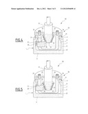 DEVICE AND METHODS FOR MANUFACTURING A HOLLOW GLASS ARTICLE diagram and image