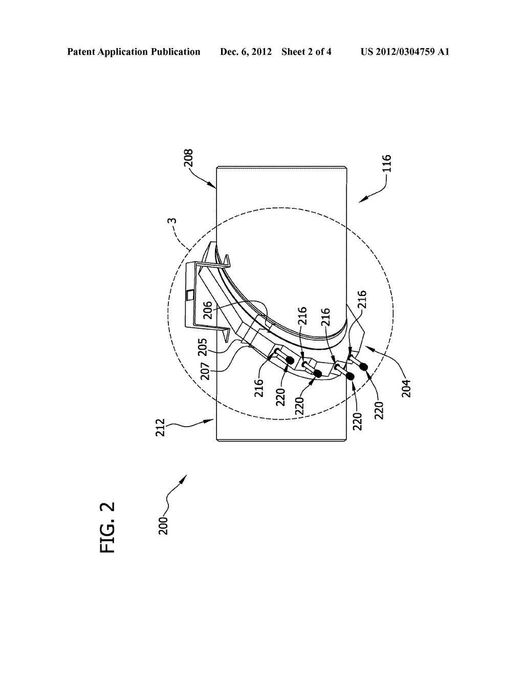 SENSOR ASSEMBLY FOR USE WITH A FLUID TRANSPORT SYSTEM AND METHOD OF     ASSEMBLING SAME - diagram, schematic, and image 03