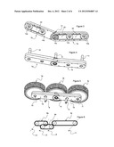 DEVICE ENABLING AN ELECTRIC WHEELCHAIR TO CROSS OBSTACLES diagram and image