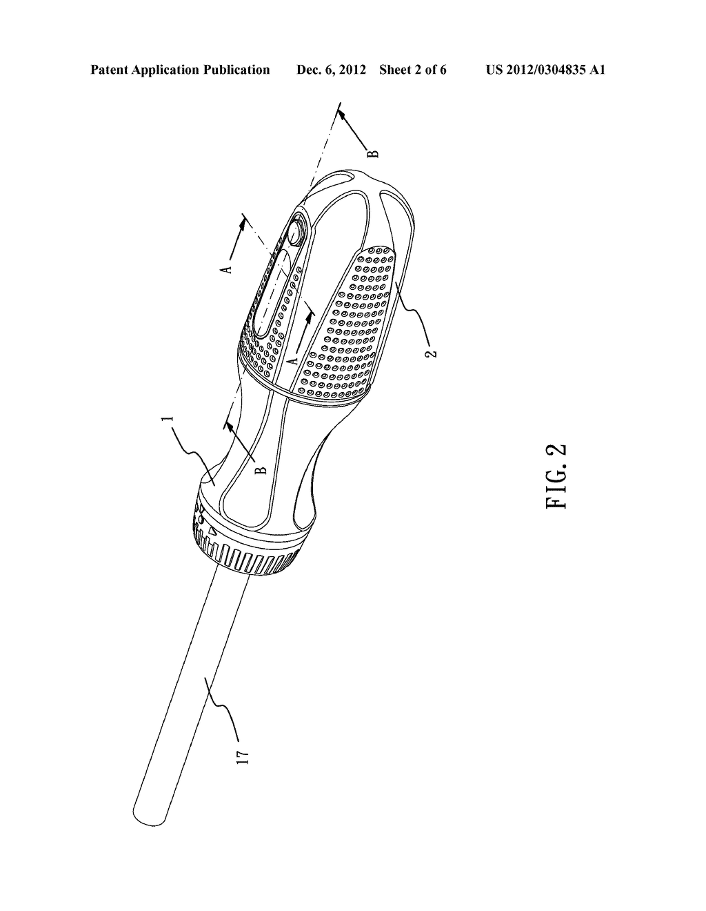 SCREWDRIVER DEVICE FOR AN INHERENT TOOL BIT SET - diagram, schematic, and image 03