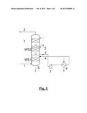 PROCESS AND DEVICE FOR GAS SCRUBBING diagram and image