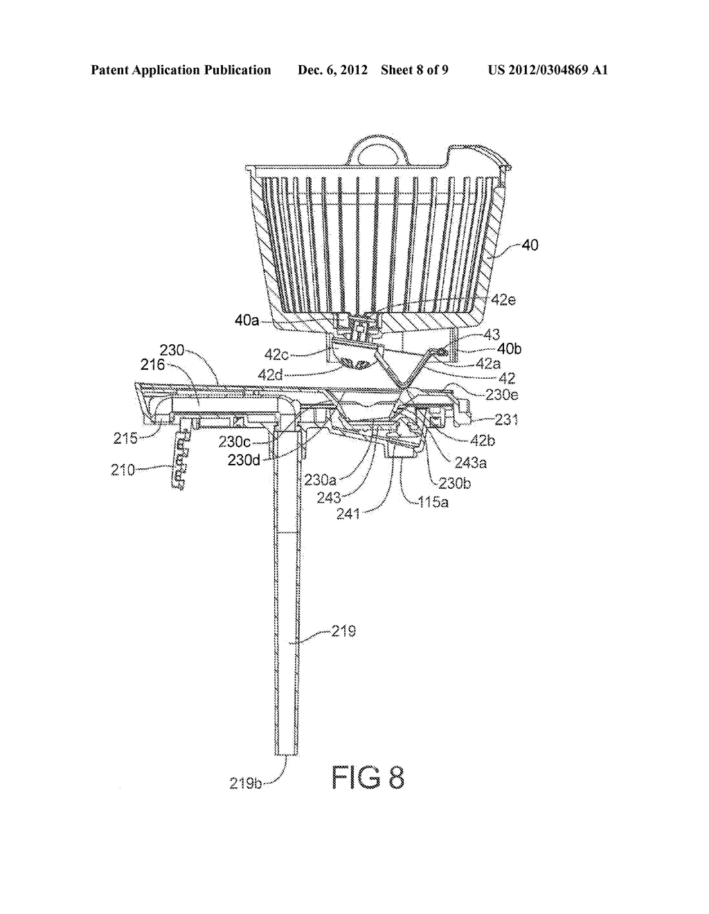 Hot Beverage Maker and Dispenser - diagram, schematic, and image 09