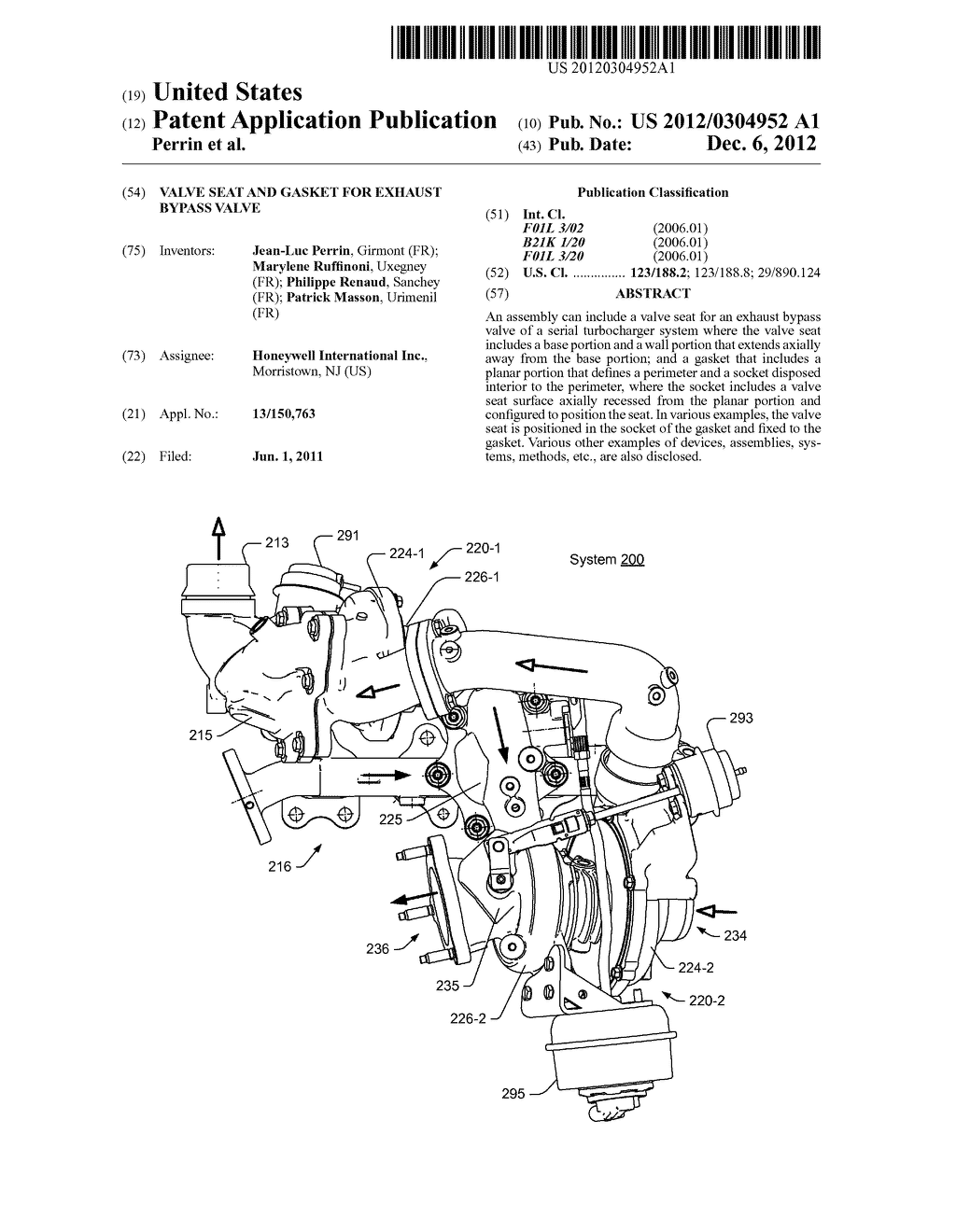 VALVE SEAT AND GASKET FOR EXHAUST BYPASS VALVE - diagram, schematic, and image 01