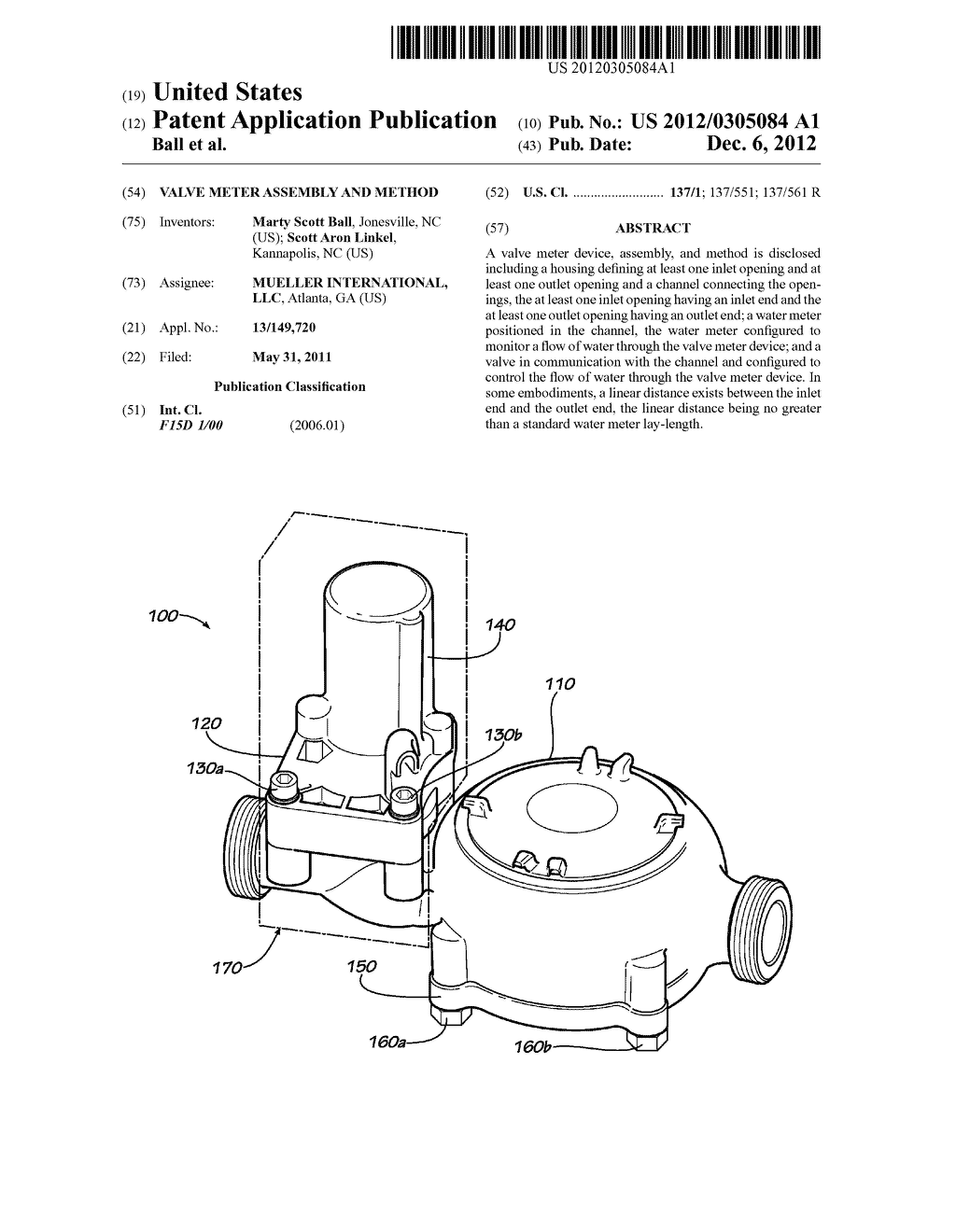 VALVE METER ASSEMBLY AND METHOD - diagram, schematic, and image 01