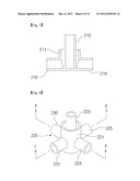 HOT-WATER SUPPLY HEAT EXCHANGER PROVIDED WITH A MIXING VALVE, AND ADAPTOR     HAVING A BUILT-IN MIXING VALVE diagram and image