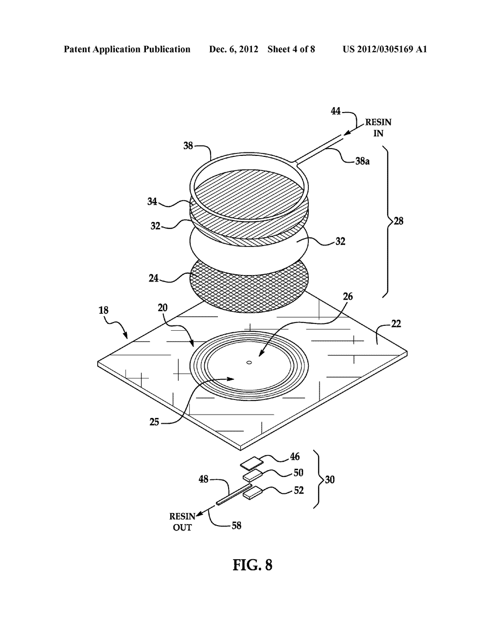METHOD AND APPARATUS FOR REWORKING STRUCTURES USING RESIN INFUSION OF     FIBER PREFORMS - diagram, schematic, and image 05