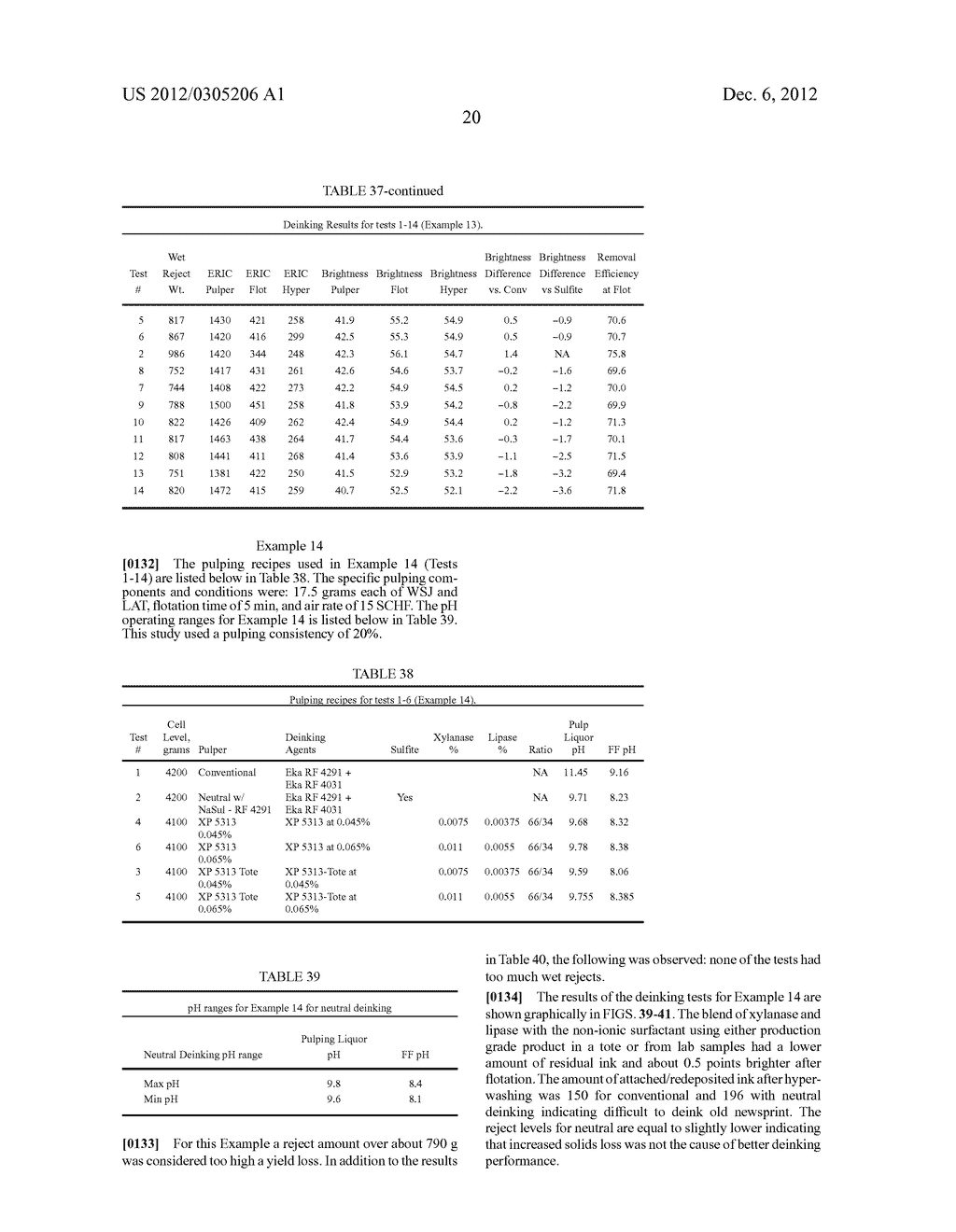 METHOD FOR REMOVING INK FROM PAPER - diagram, schematic, and image 52