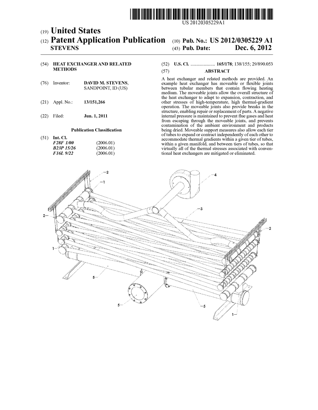 HEAT EXCHANGER AND RELATED METHODS - diagram, schematic, and image 01