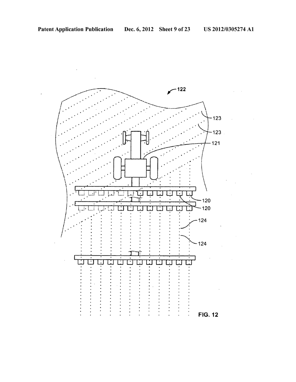 Hydraulic down pressure control system for an agricultural implement - diagram, schematic, and image 10