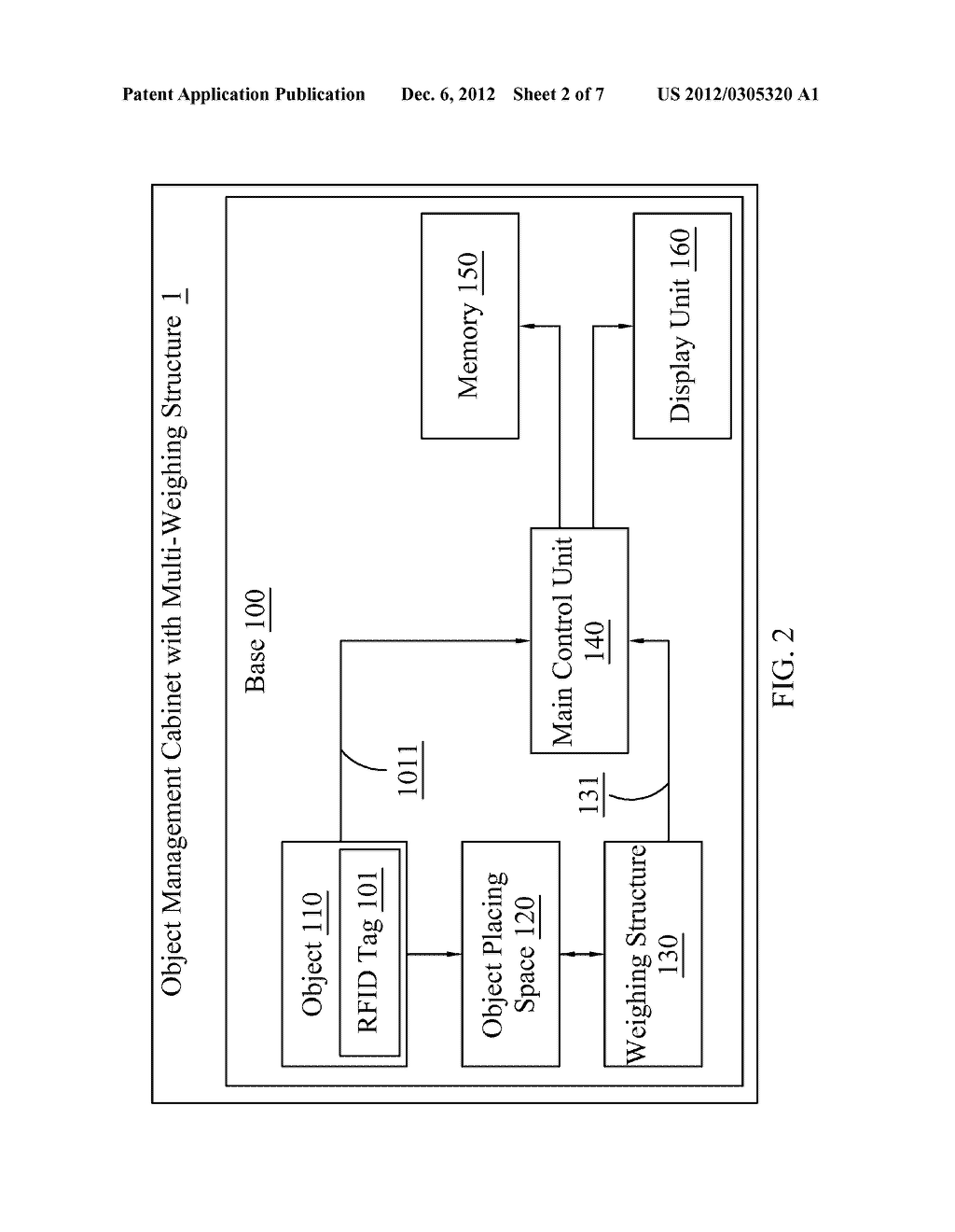 Object Management Cabinet with Multi-Weighing Structure - diagram, schematic, and image 03