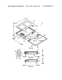 COMPACT CASE BUILT-IN WITH HINGE UNIT AND METHOD OF MANUFACTURING COMPACT     CASE BUILT-IN WITH HINGE UNIT diagram and image