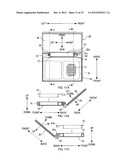 COMPACT CASE BUILT-IN WITH HINGE UNIT AND METHOD OF MANUFACTURING COMPACT     CASE BUILT-IN WITH HINGE UNIT diagram and image