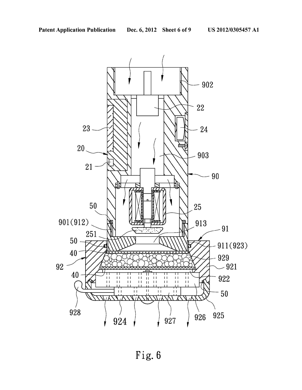 WATER FILTER AND ALERT ASSEMBLY FOR BATHROOM USE - diagram, schematic, and image 07