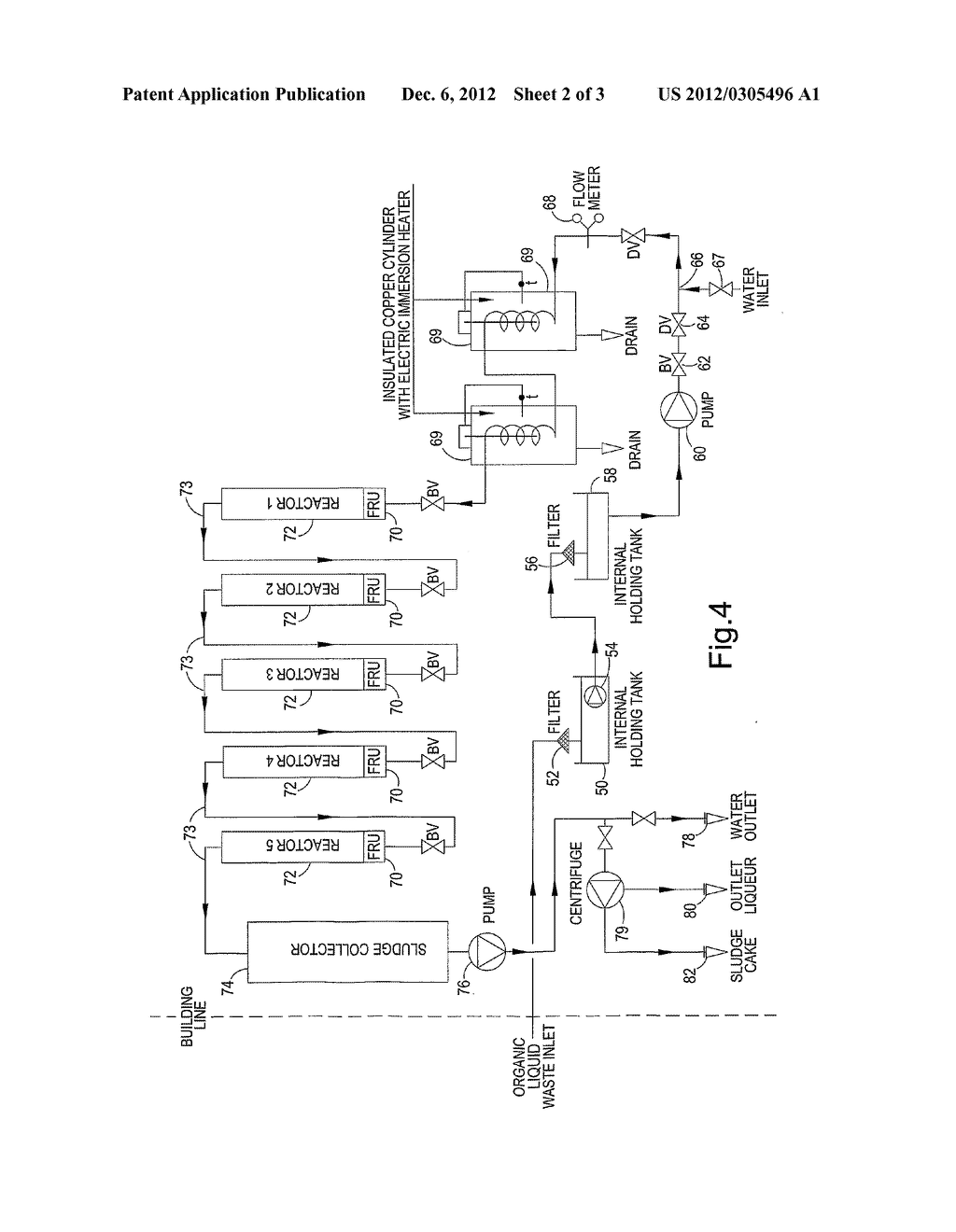 APPARATUS FOR TREATING A FLUID WITH MICROWAVE RADIATION - diagram, schematic, and image 03