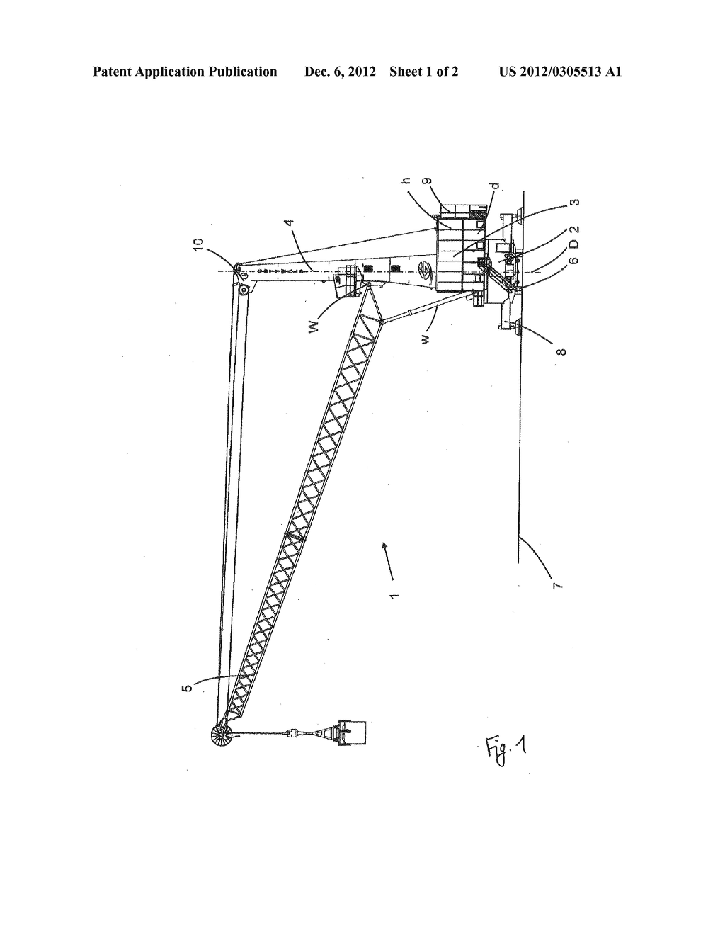 CRANE, IN PARTICULAR MOBILE PORT CRANE, COMPRISING A HYBRID DRIVE SYSTEM - diagram, schematic, and image 02