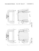 TAMPER-EVIDENT CLOSURE WITH DIRECTIONAL MOLDED RETENTION TABS diagram and image