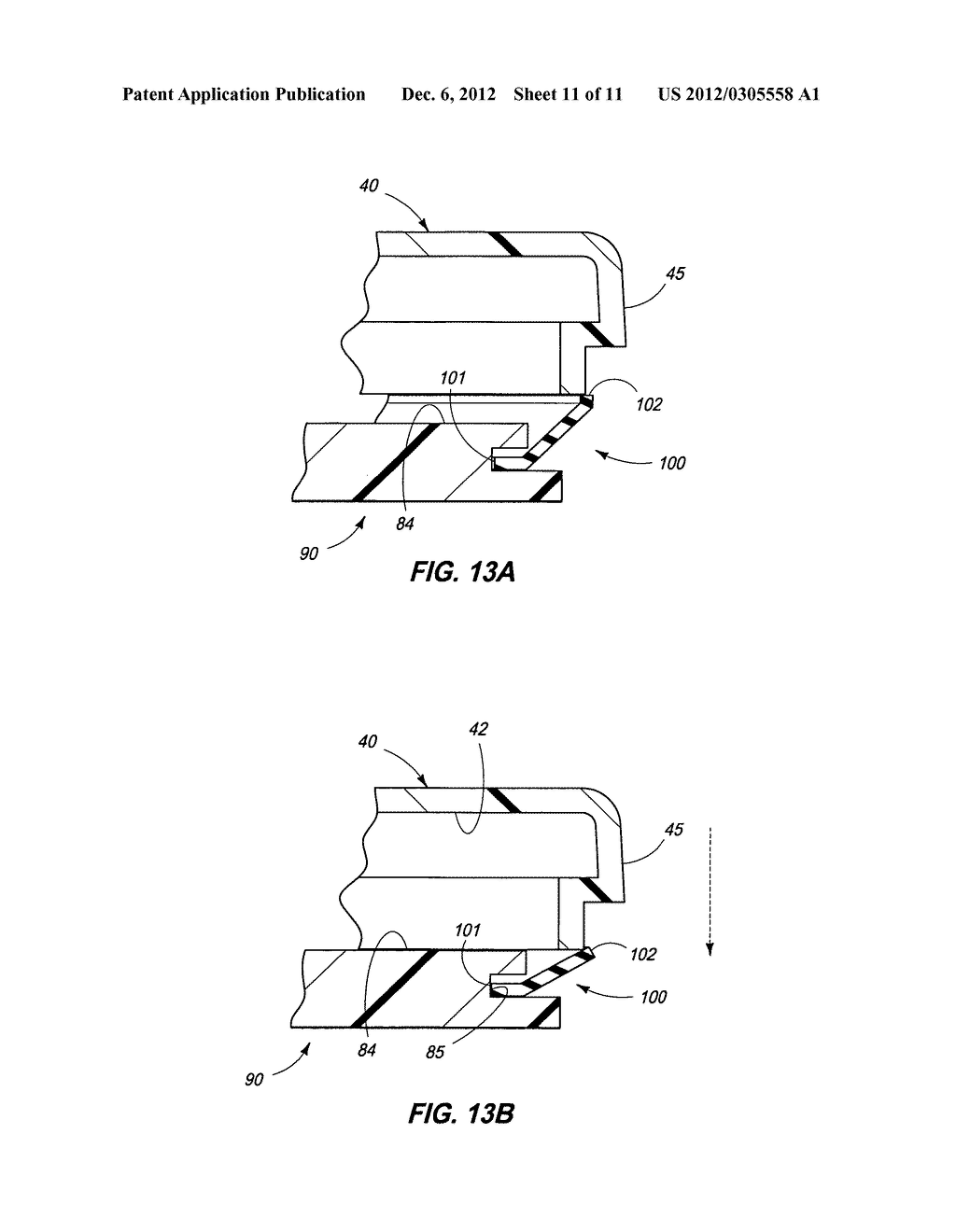 Sealable storage container - diagram, schematic, and image 12