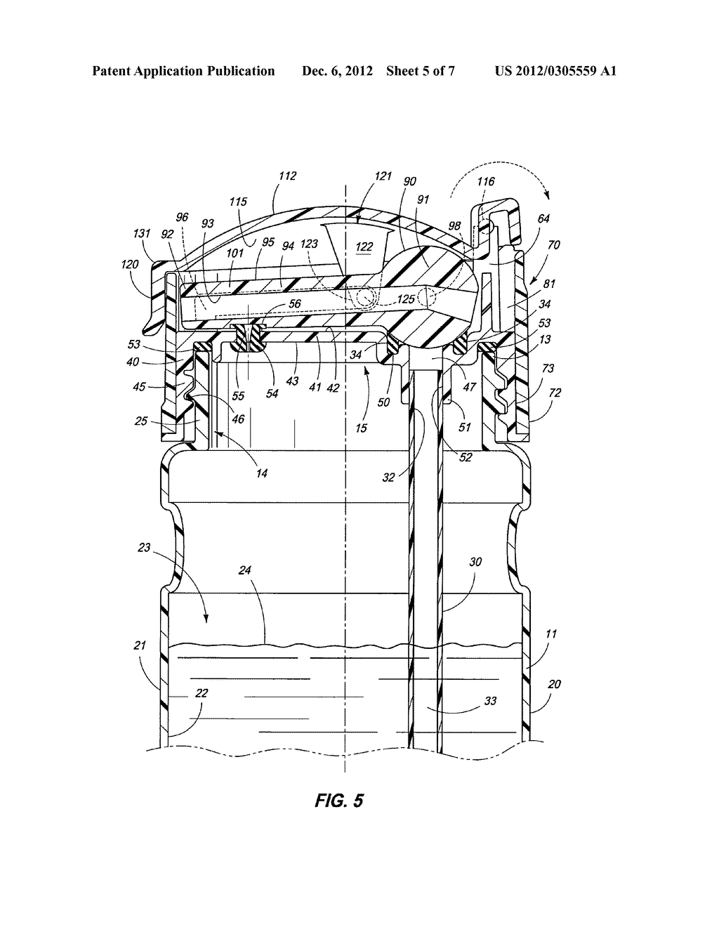 Fluid dispensing vessel - diagram, schematic, and image 06