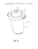 CUPS FOR SPILLPROOF CONTAINER ASSEMBLIES diagram and image