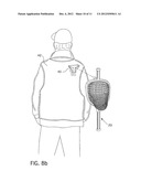 WALKING/WADING STAFF WITH INTEGRAL FISHING NET diagram and image