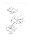 UNIT TO WORK RELATIVELY RIGID MATERIAL SUCH AS CARDBOARD, AND RELATIVE     WORKING METHOD diagram and image