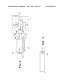 DEVICE HAVING REDUCED OVERALL DIMENSIONS FOR IDENTIFYING A METAL SUBSTRATE     IN A DUSTY AND METALLIC ENVIRONMENT, AND APPLICATION FOR IDENTIFYING     CONTAINERS CONTAINING NUCLEAR FUEL ELEMENTS IN THE PRODUCTION PLANT     THEREOF diagram and image