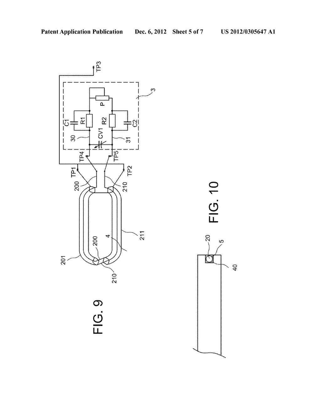 DEVICE HAVING REDUCED OVERALL DIMENSIONS FOR IDENTIFYING A METAL SUBSTRATE     IN A DUSTY AND METALLIC ENVIRONMENT, AND APPLICATION FOR IDENTIFYING     CONTAINERS CONTAINING NUCLEAR FUEL ELEMENTS IN THE PRODUCTION PLANT     THEREOF - diagram, schematic, and image 06