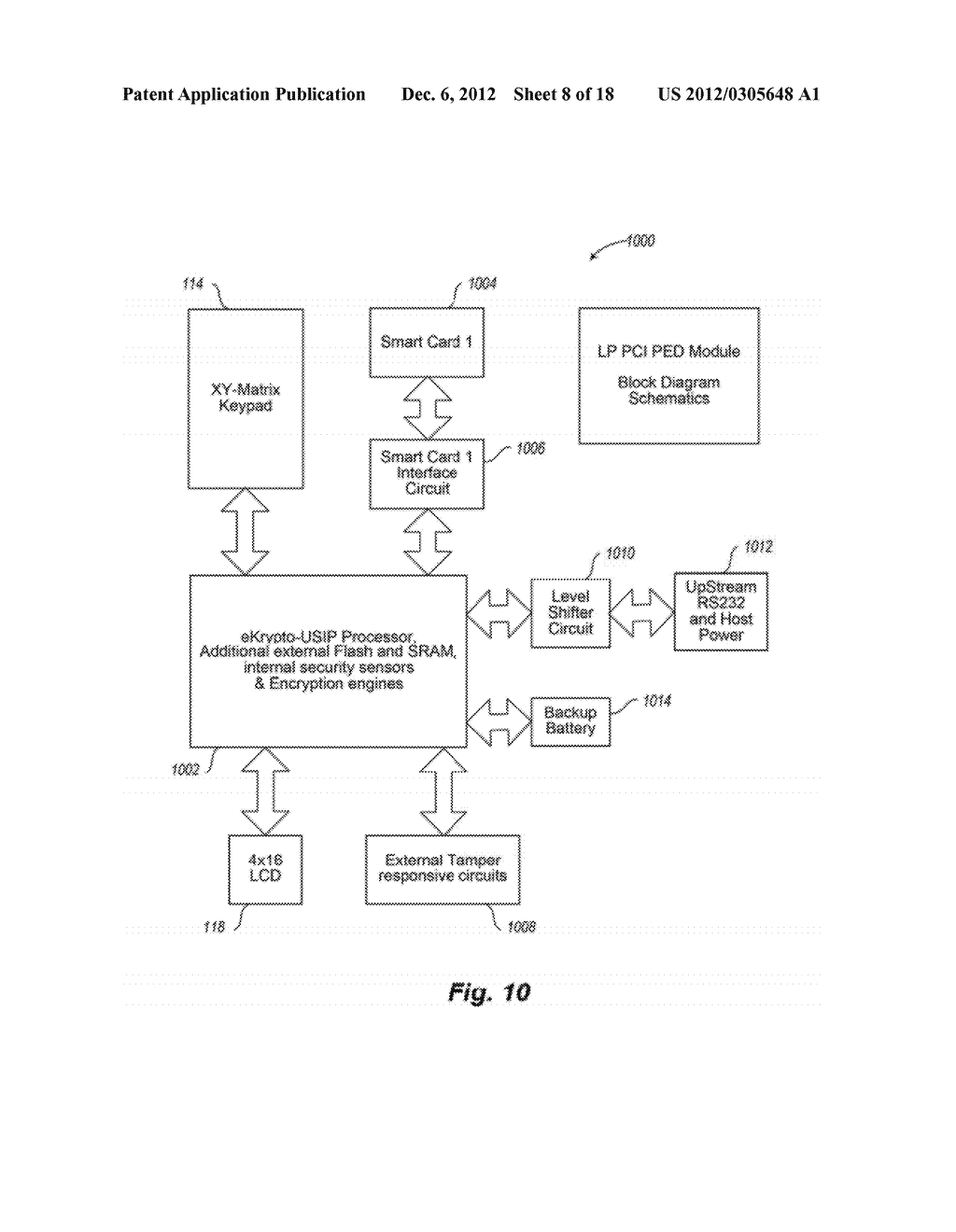 Hybrid Mobile Phone/Pin Entry Device, System, Method and Article - diagram, schematic, and image 09