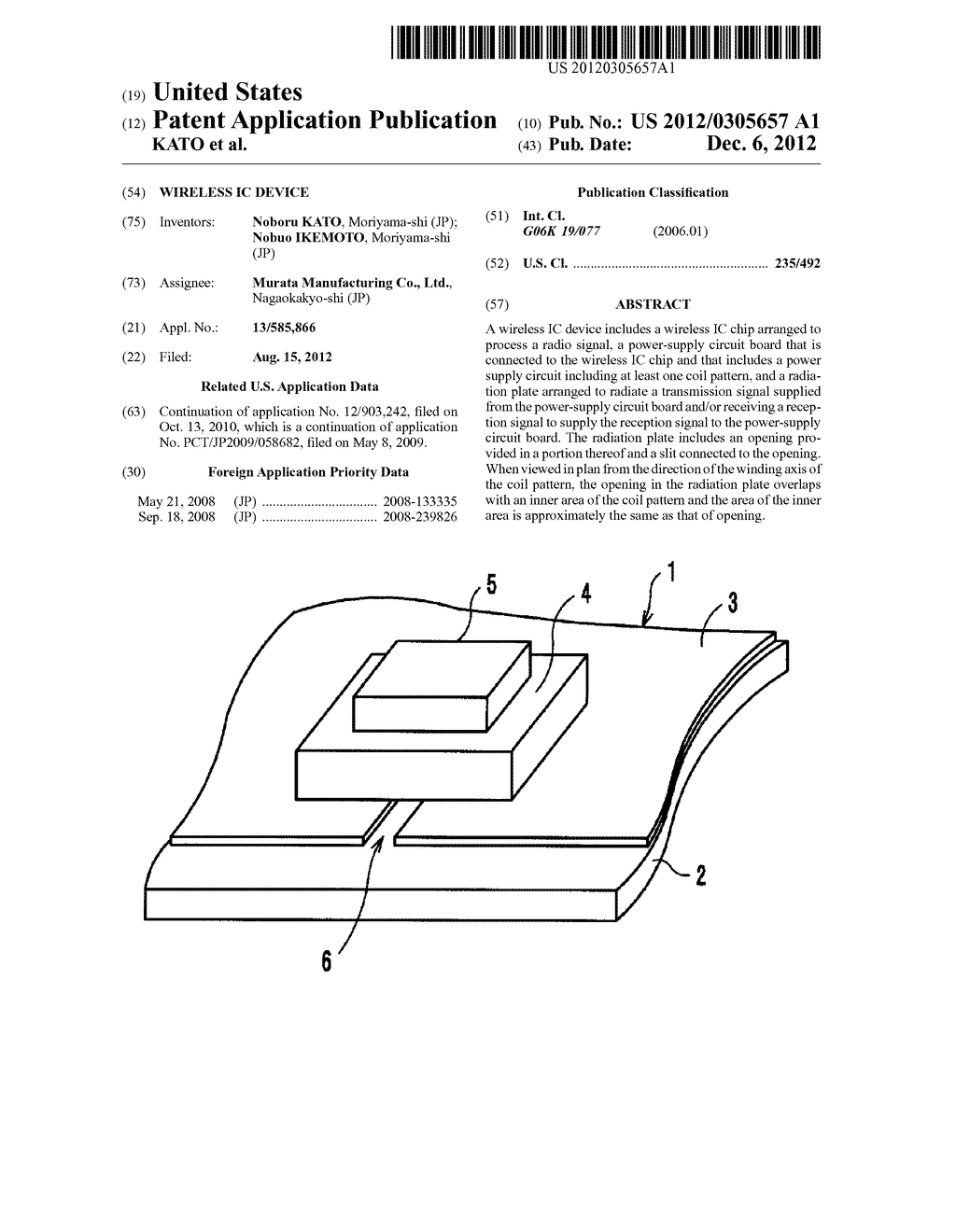 WIRELESS IC DEVICE - diagram, schematic, and image 01