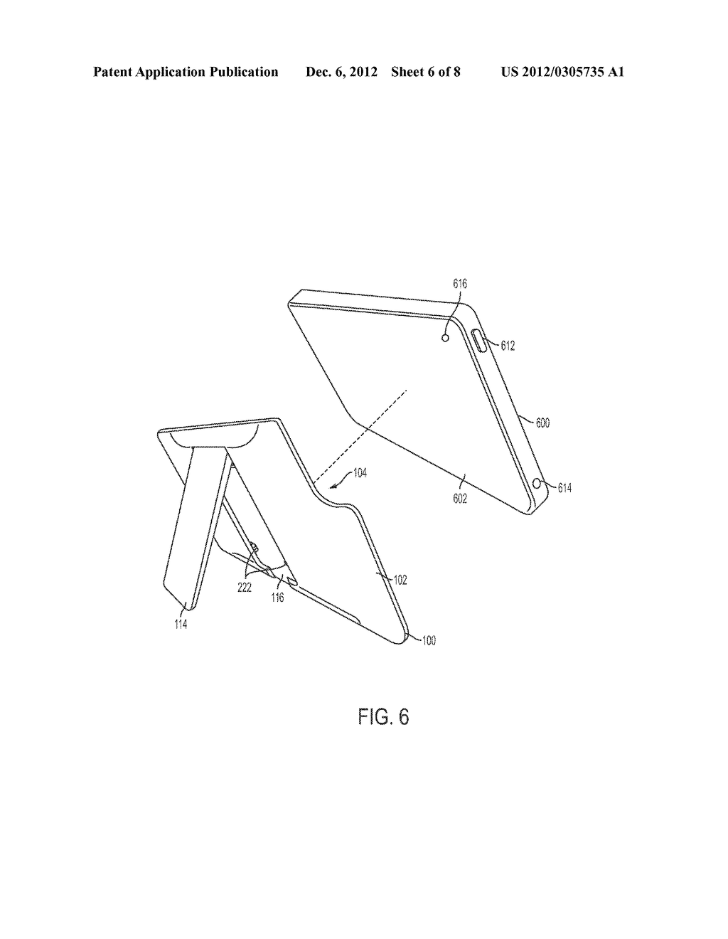 MOBILE DEVICE STAND WITH ADHESIVE ATTACHMENT - diagram, schematic, and image 07