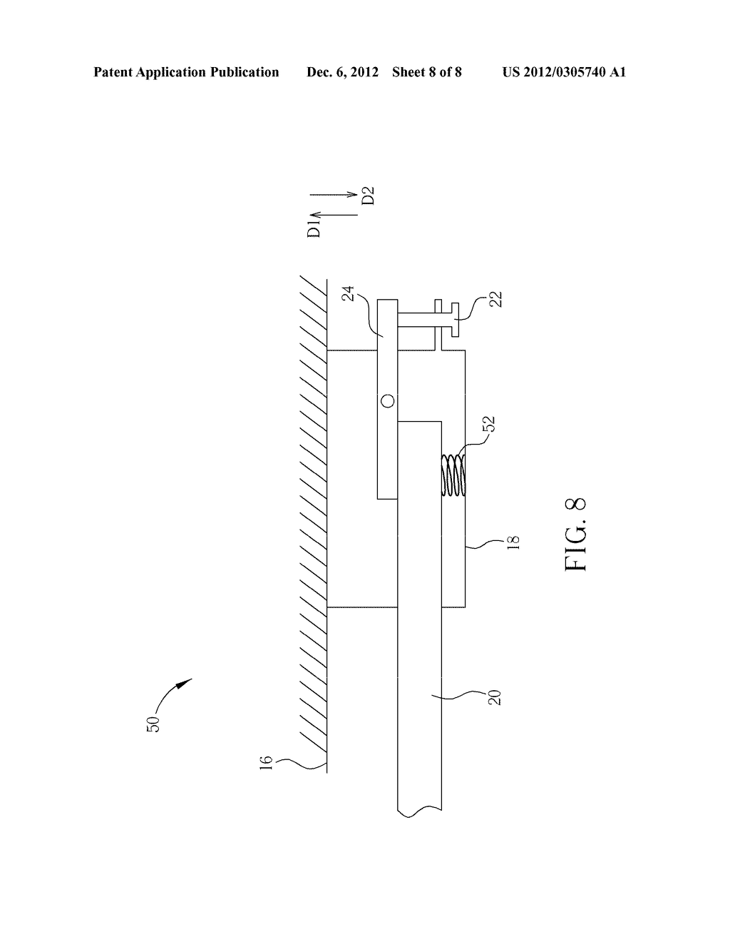 ADJUSTING MECHANISM FOR A DISPLAY AND RELATED MOUNTING SYSTEM - diagram, schematic, and image 09