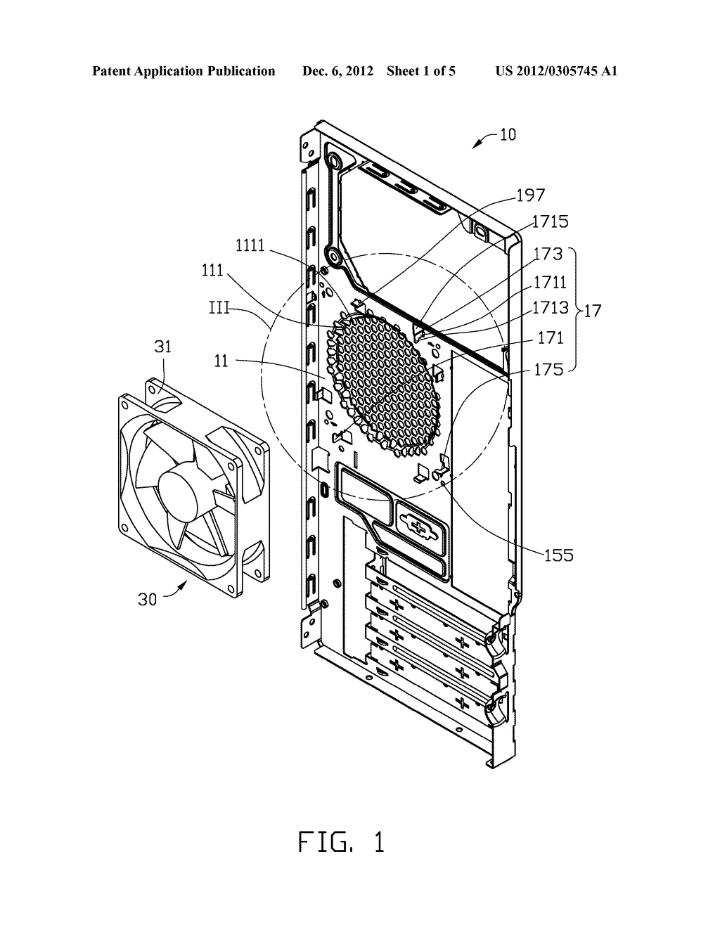 FAN MOUNTING APPARATUS FOR AN ELECTRONIC DEVICE - diagram, schematic, and image 02