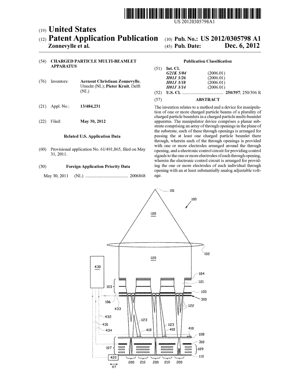 CHARGED PARTICLE MULTI-BEAMLET APPARATUS - diagram, schematic, and image 01