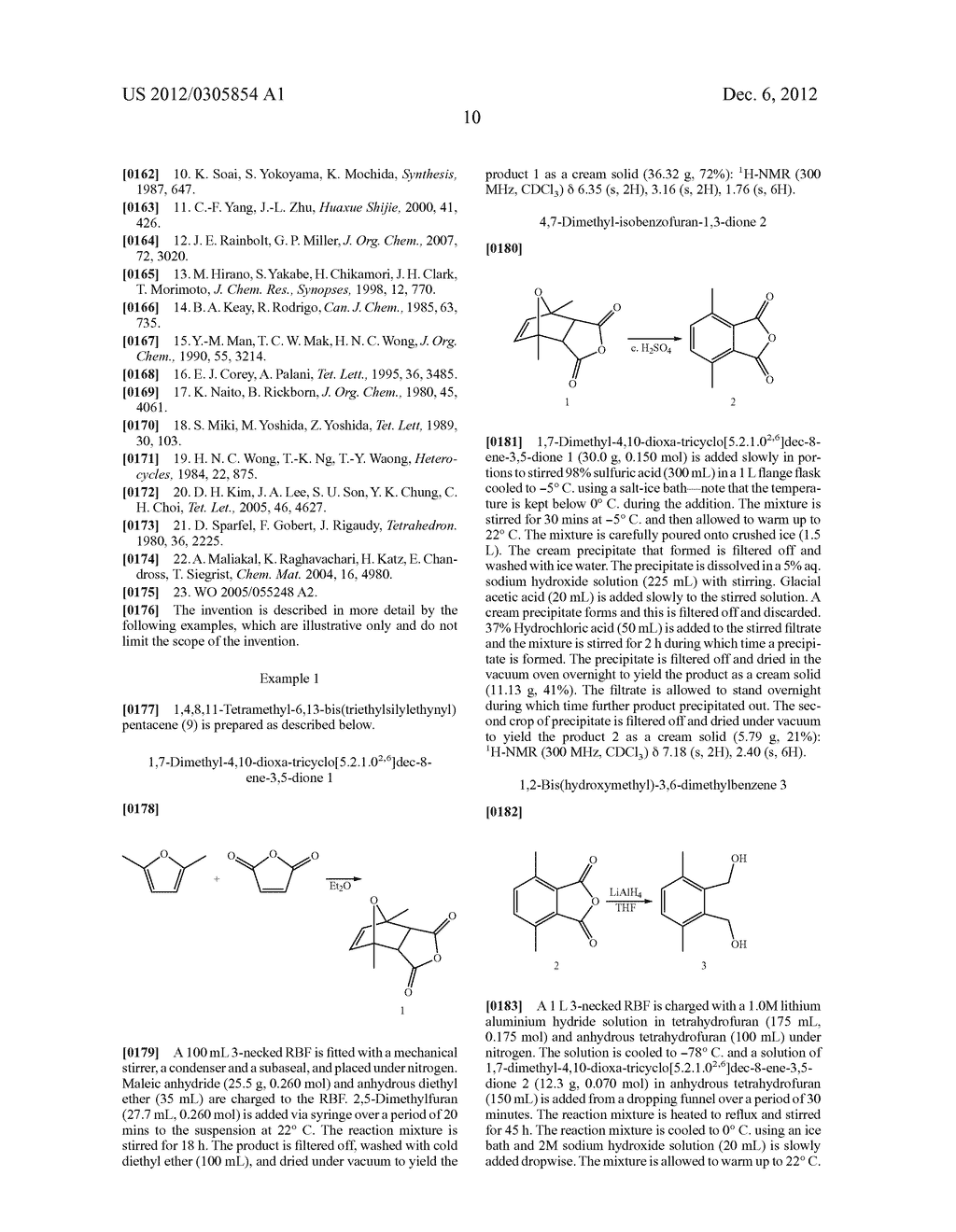 PROCESS FOR PREPARING SUBSTITUTED PENTACENES - diagram, schematic, and image 16