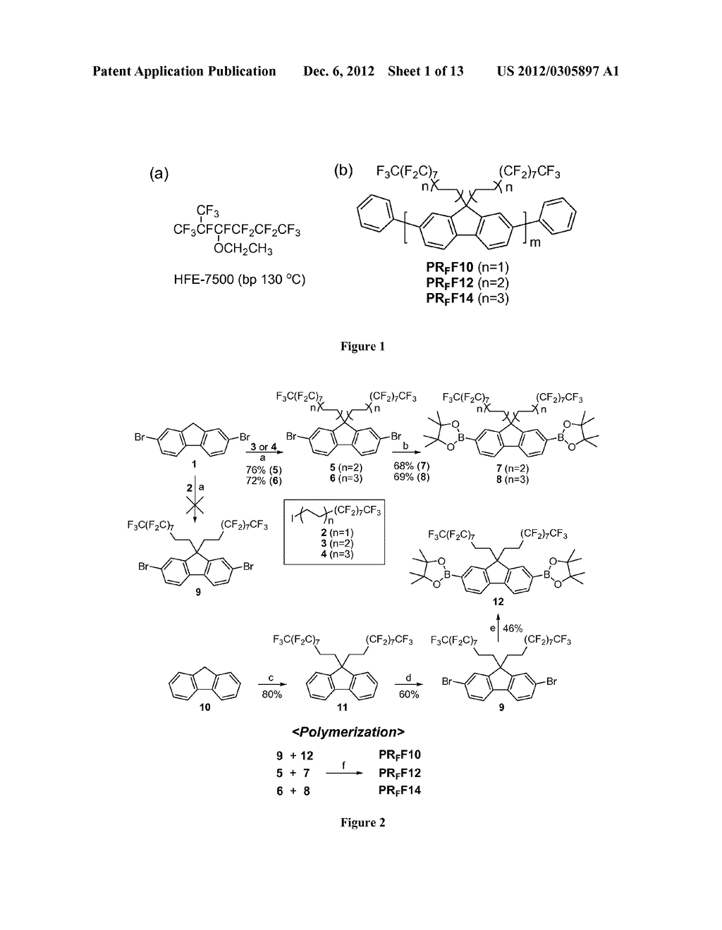 Methods of Making Patterned Structures of Fluorine-Containing Polymeric     Materials and Fluorine-Containing Polymers - diagram, schematic, and image 02