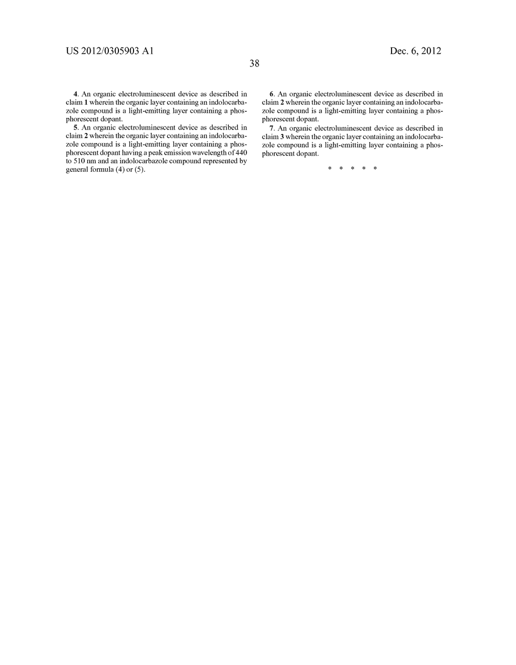 ORGANIC ELECTROLUMINESCENT DEVICE - diagram, schematic, and image 41