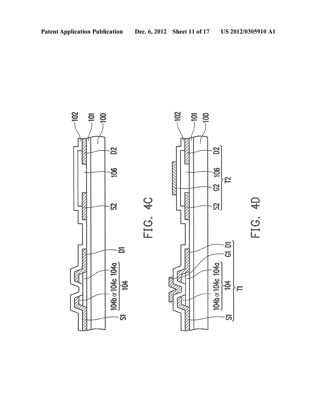 HYBRID THIN FILM TRANSISTOR, MANUFACTURING METHOD THEREOF AND DISPLAY     PANEL HAVING THE SAME - diagram, schematic, and image 12