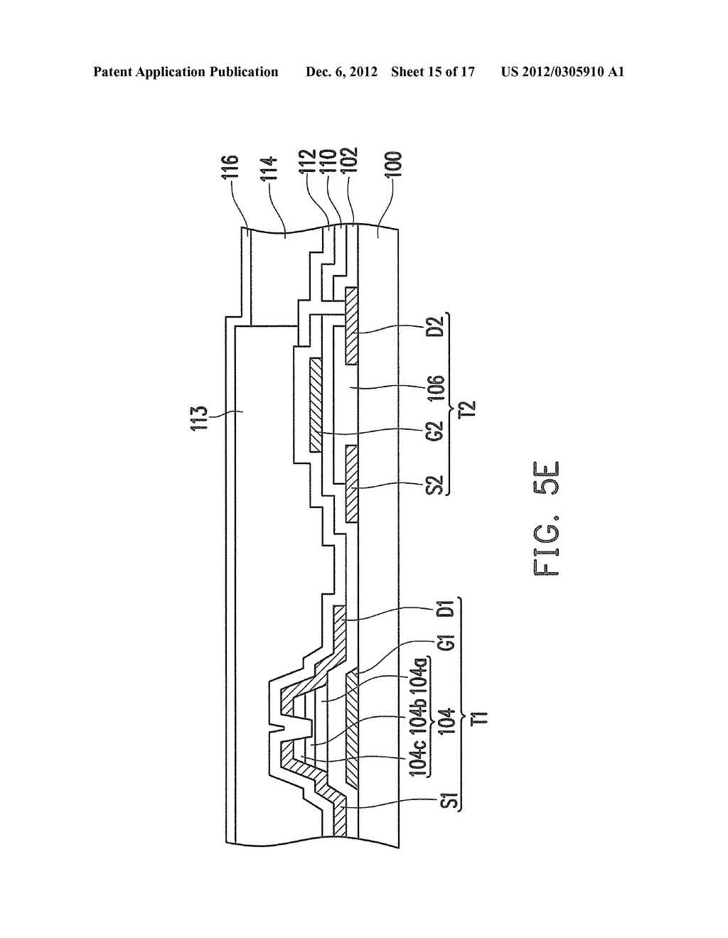 HYBRID THIN FILM TRANSISTOR, MANUFACTURING METHOD THEREOF AND DISPLAY     PANEL HAVING THE SAME - diagram, schematic, and image 16