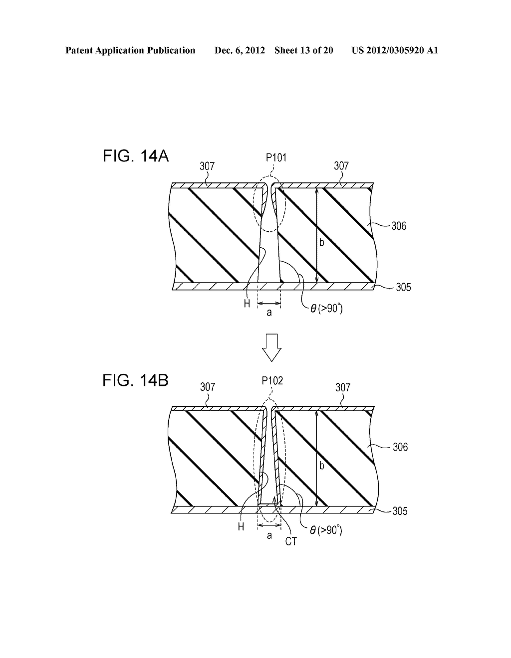SEMICONDUCTOR DEVICE AND MANUFACTURING METHOD THEREOF, DISPLAY APPARATUS     AND ELECTRONIC APPARATUS - diagram, schematic, and image 14
