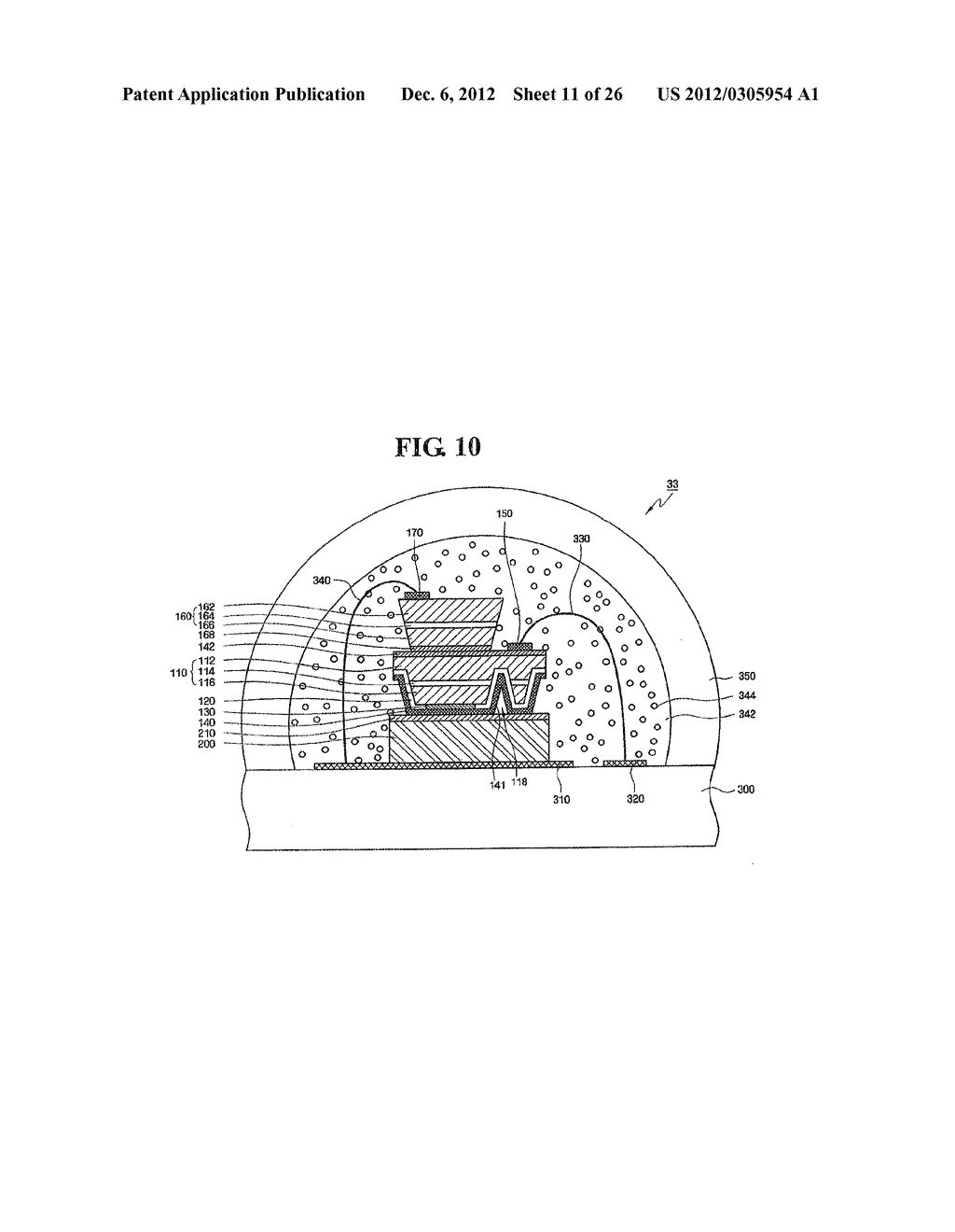 LIGHT EMITTING DEVICE, LIGHT EMITTING SYSTEM HAVING THE SAME, AND     FABRICATING METHOD OF THE LIGHT EMITTING DEVICE AND THE LIGHT EMITTING     SYSTEM - diagram, schematic, and image 12