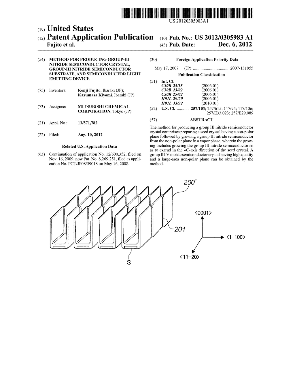 METHOD FOR PRODUCING GROUP-III NITRIDE SEMICONDUCTOR CRYSTAL, GROUP-III     NITRIDE SEMICONDUCTOR SUBSTRATE, AND SEMICONDUCTOR LIGHT EMITTING DEVICE - diagram, schematic, and image 01