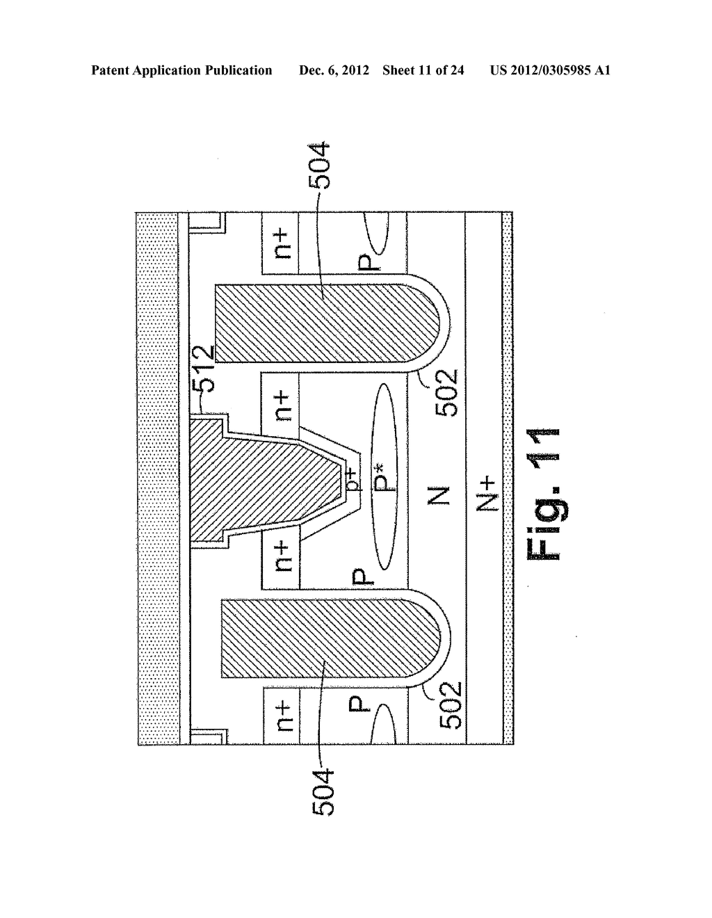 POWER SEMICONDUCTOR DEVICE COMPRISING A PLURALITY OF TRENCH IGBTS - diagram, schematic, and image 12