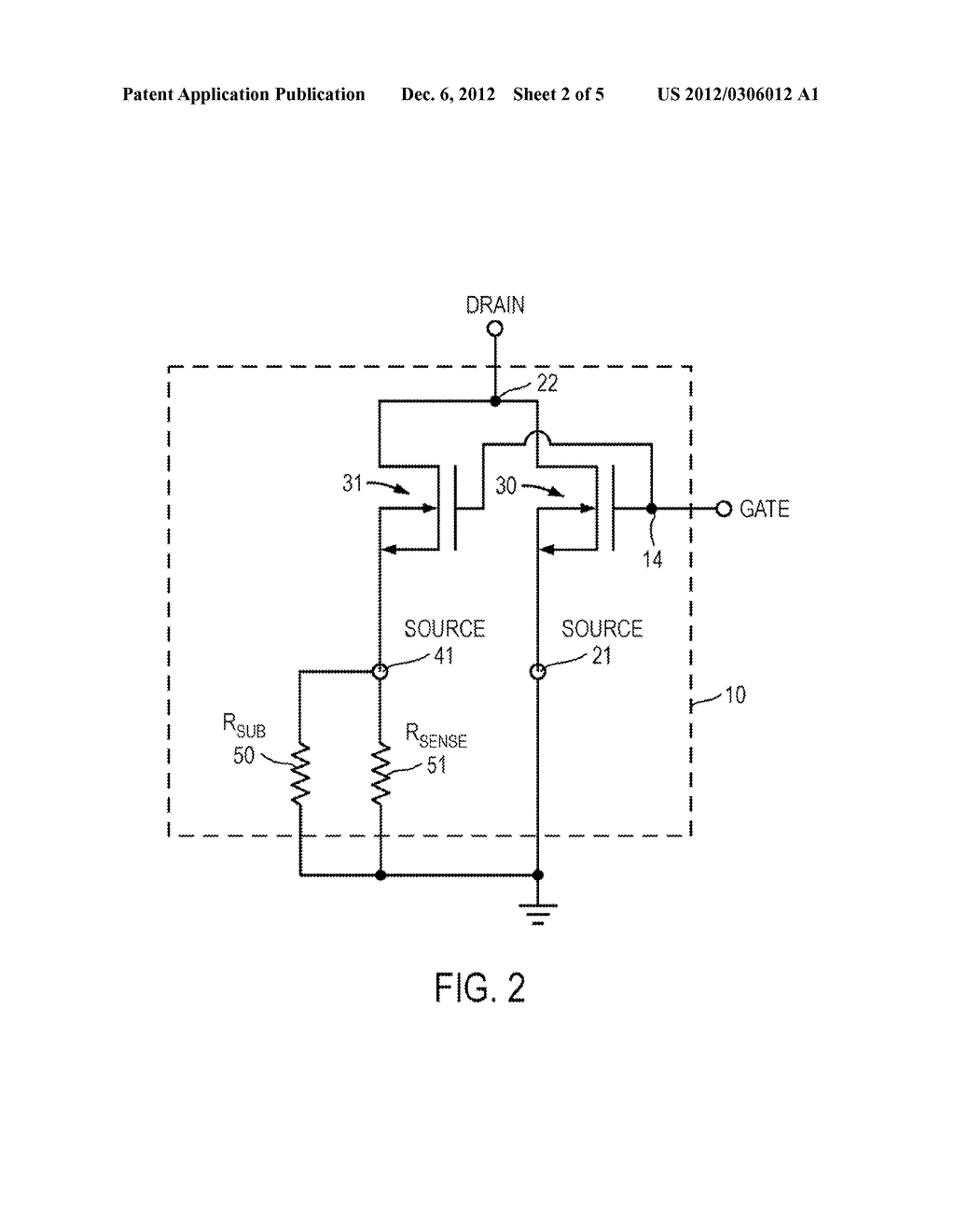 Power Integrated Circuit Device With Incorporated Sense FET - diagram, schematic, and image 03