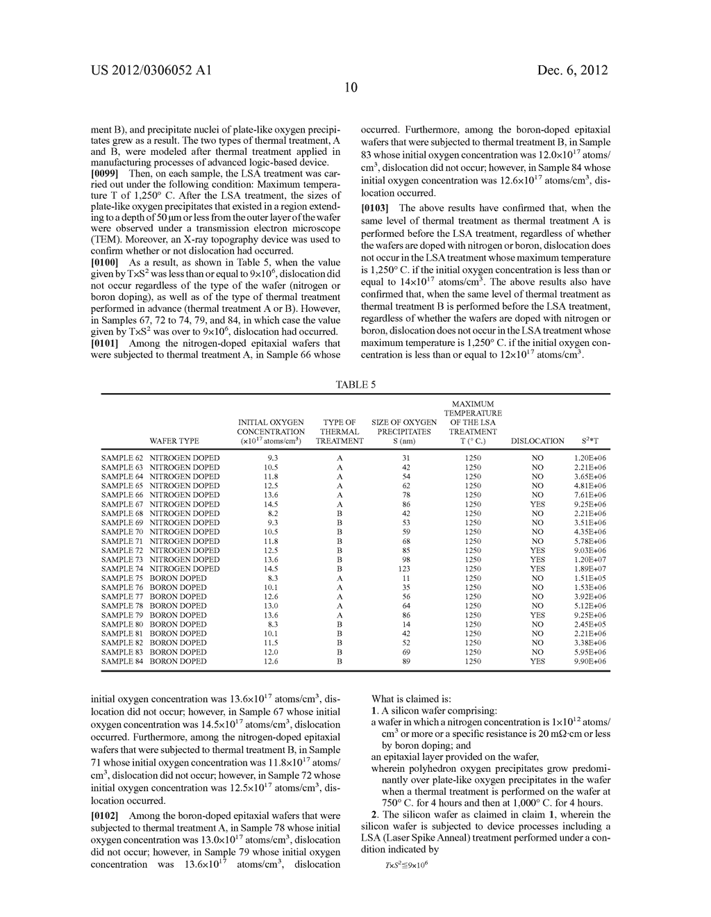 SILICON WAFER AND METHOD OF MANUFACTURING THEREOF, AND METHOD OF     MANUFACTURING SEMICONDUCTOR DEVICE - diagram, schematic, and image 14