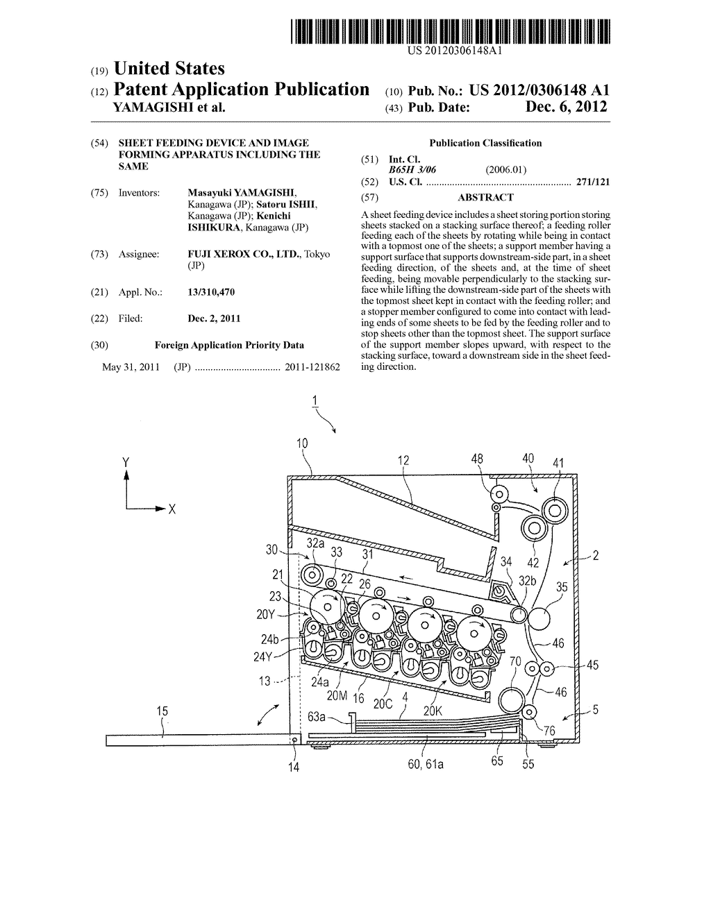 SHEET FEEDING DEVICE AND IMAGE FORMING APPARATUS INCLUDING THE SAME - diagram, schematic, and image 01