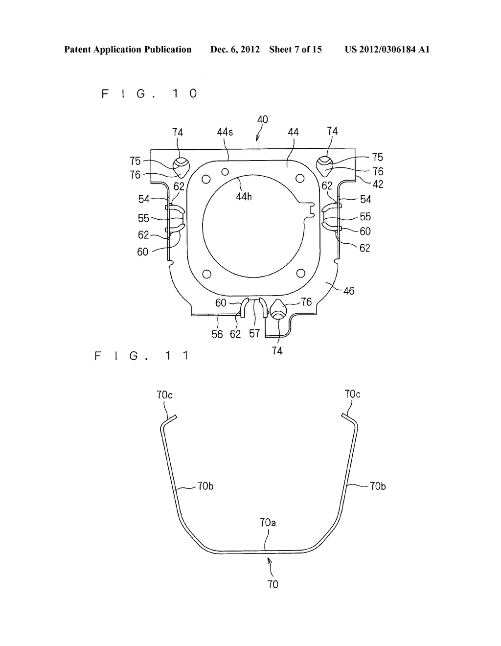 MOUNTING SECTION STRUCTURE FOR AIRBAG DEVICE - diagram, schematic, and image 08