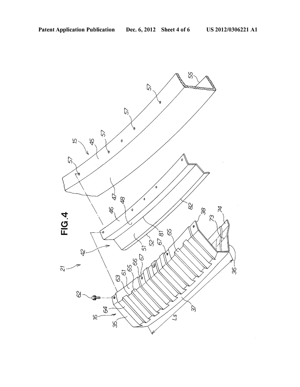 BUMPER STRUCTURE FOR VEHICLE - diagram, schematic, and image 05