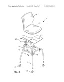 Chair Having Moveable Tablet diagram and image