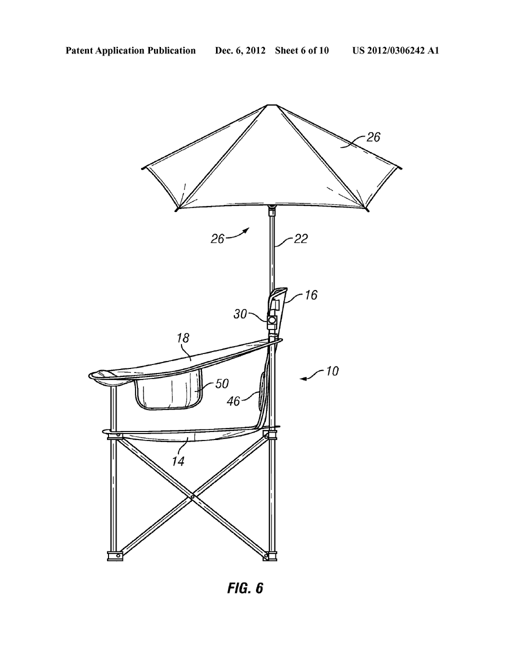 FOLDING CANOPY CHAIR - diagram, schematic, and image 07